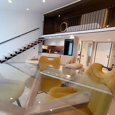 Tirana Sunset Retreat Stylish Loft By The Lake Park Exterior photo