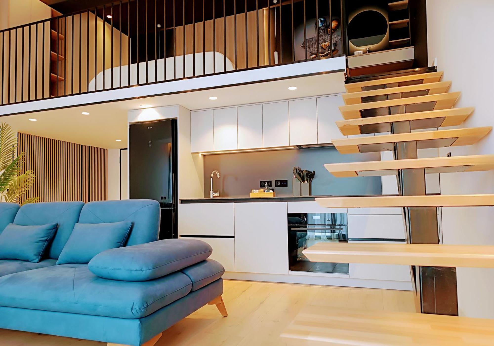 Sunset Retreat Stylish Loft By The Park 公寓 Tirana